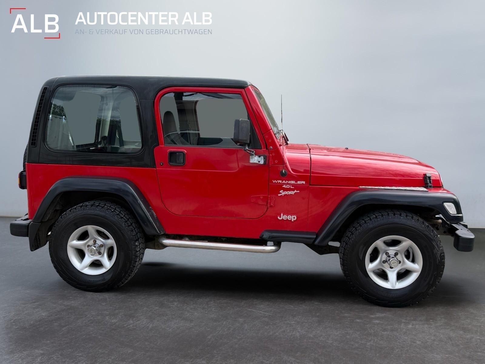 JEEP WRANGLER 4.0 SAHARA SPORT 177CH - 4X4 - CONTRÔLE TECHNIQUE NEUF - BVM