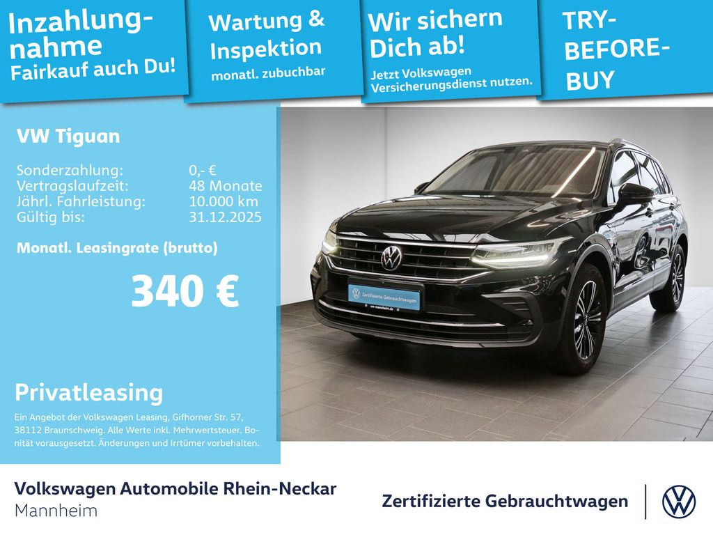 Volkswagen Tiguan 2.0 TDI Life 4Motion DSG Navi AHK Kamera