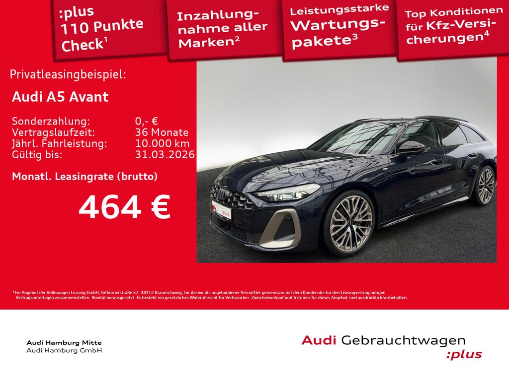 A5 Avant TDI quattro S tronic S line B&O Virtual