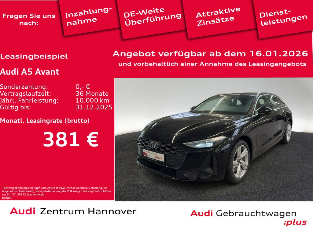 A5 Avant 2.0 TFSI Kamera ACC Leder Sportsitze