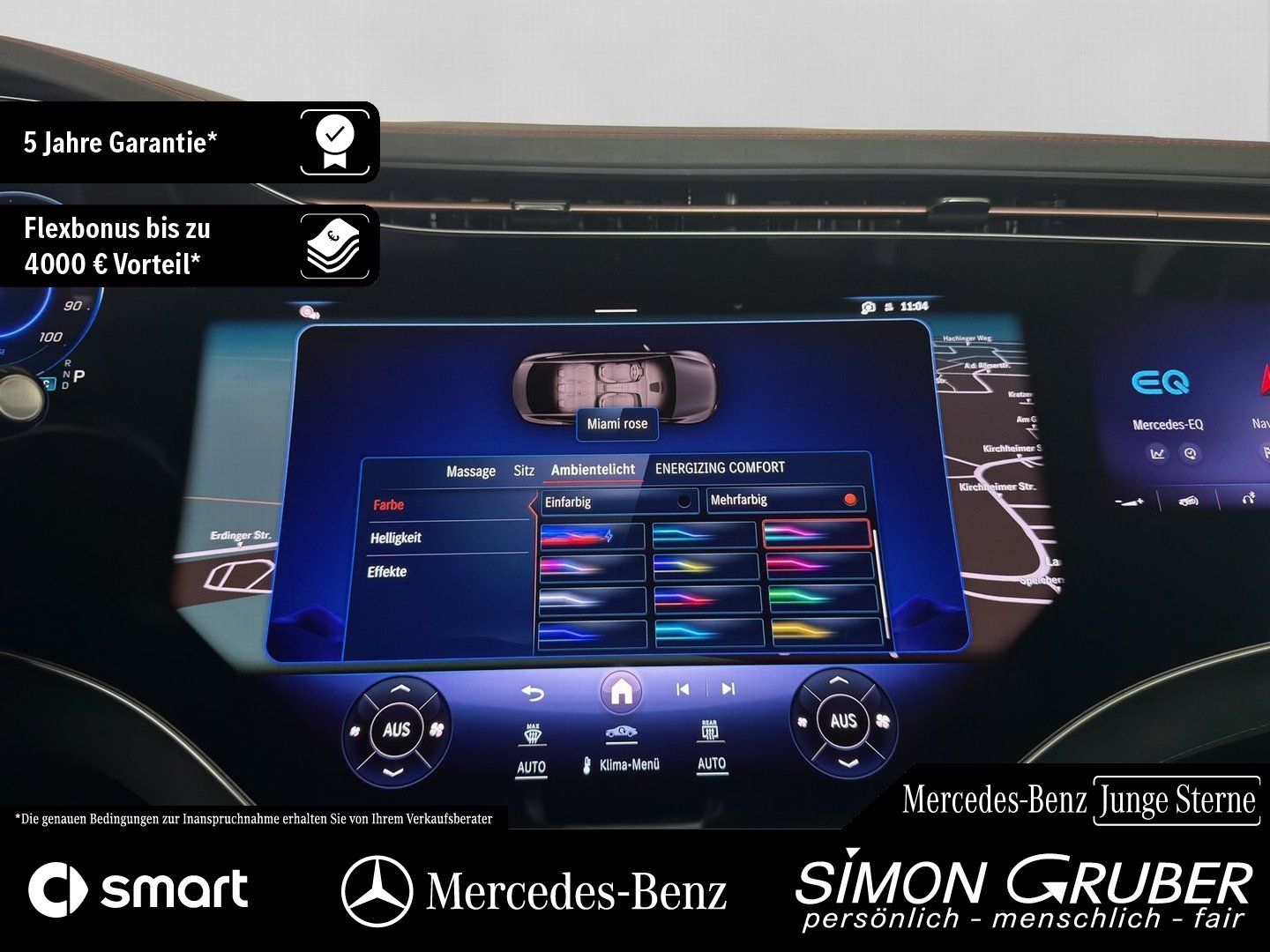 Fahrzeugabbildung Mercedes-Benz EQE 350 4M AMG Hyper Airmatic Massage Mod 2025