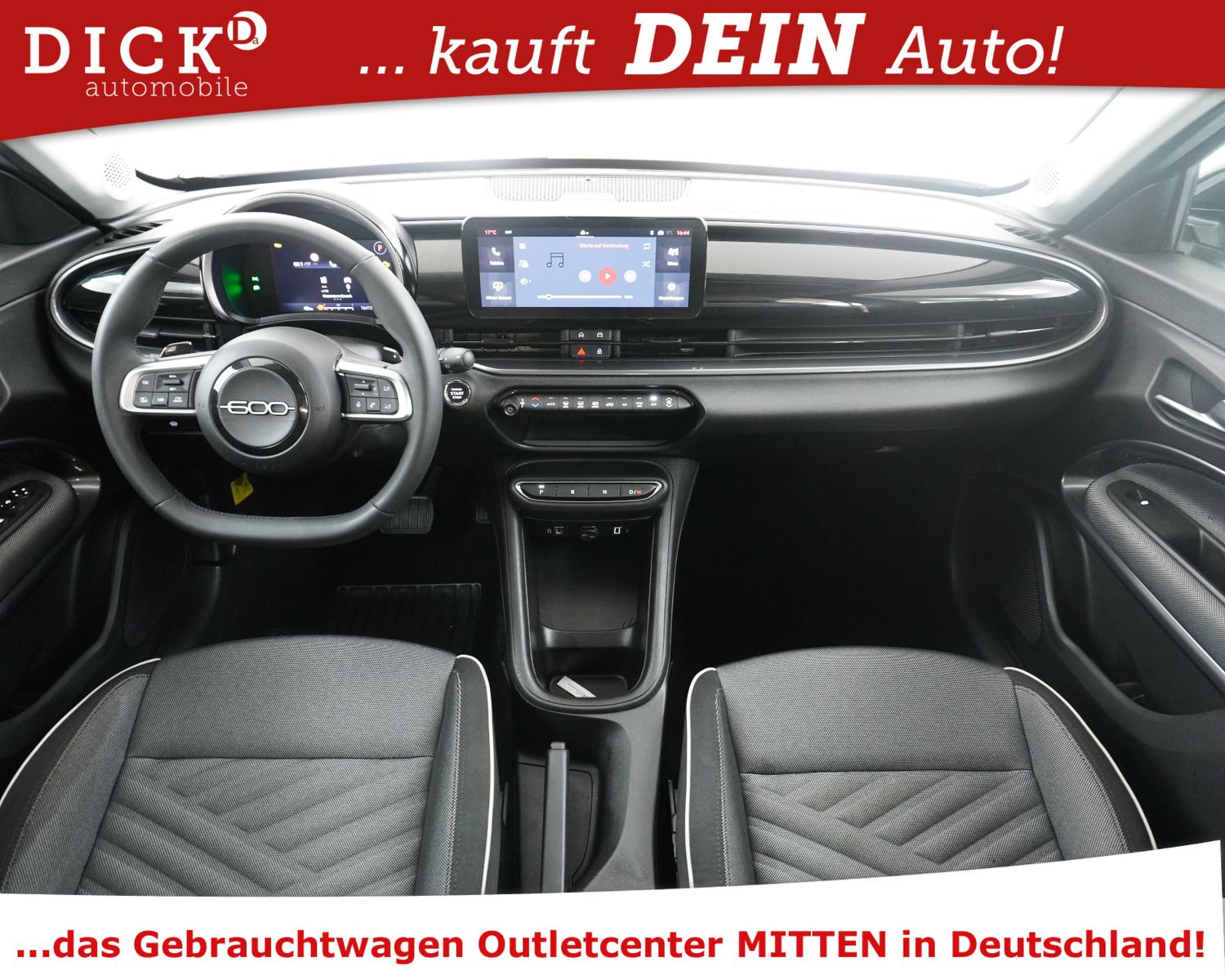 Fahrzeugabbildung Fiat 600 1.2 DCT Style VIRTU+KAM+NAVI+LED+SHZ+KEY+TEM
