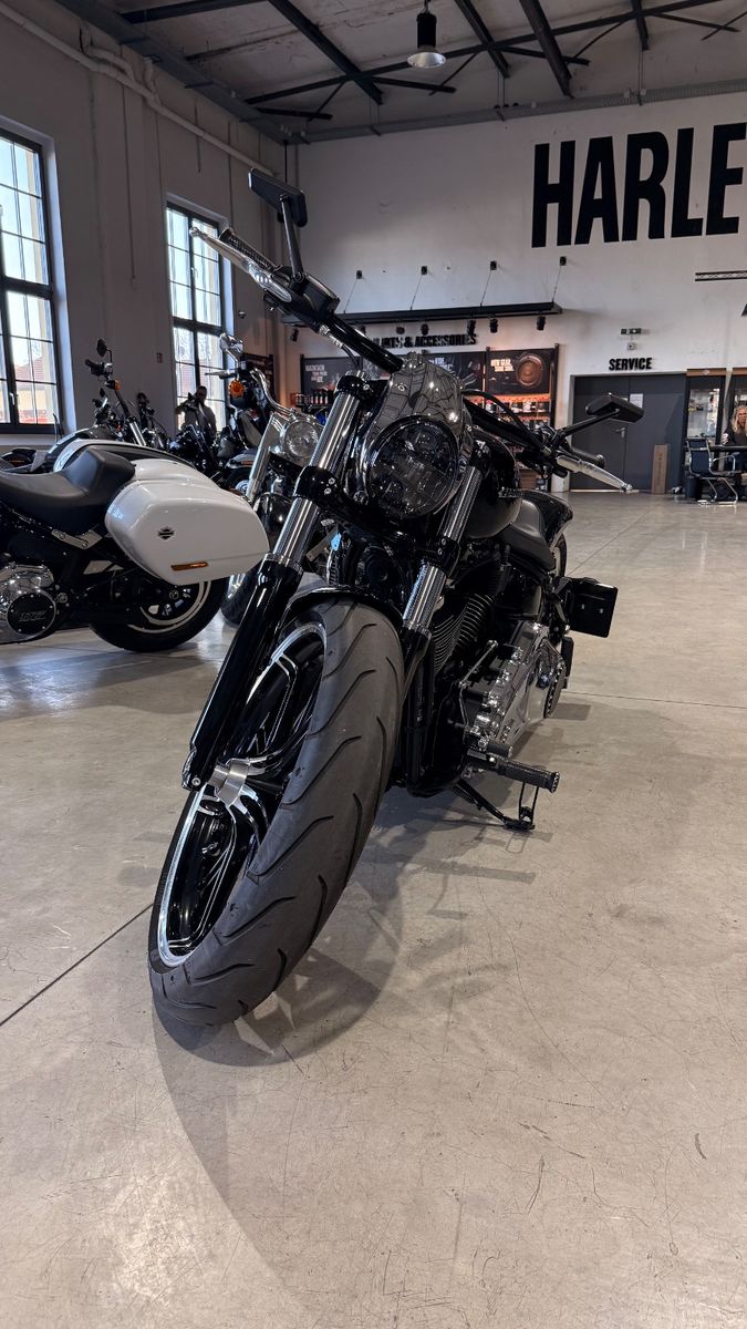 Fahrzeugabbildung Harley-Davidson Breakout Tunderbike Umbau Chrome Head