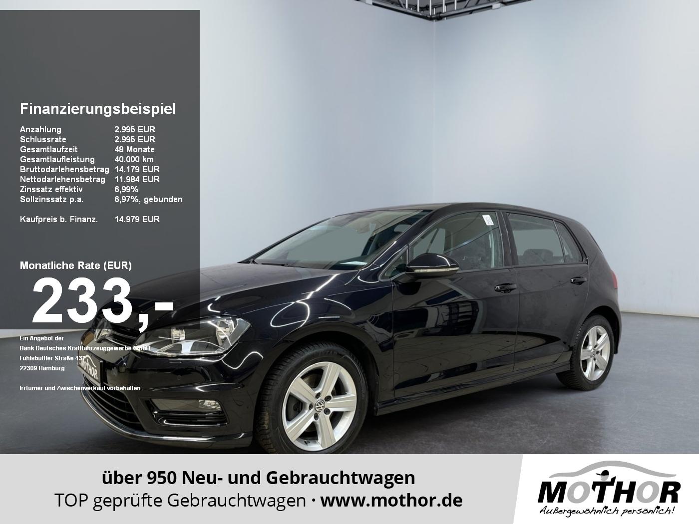 Volkswagen Golf VII Comfortline TDI RLine TeillederClimatr