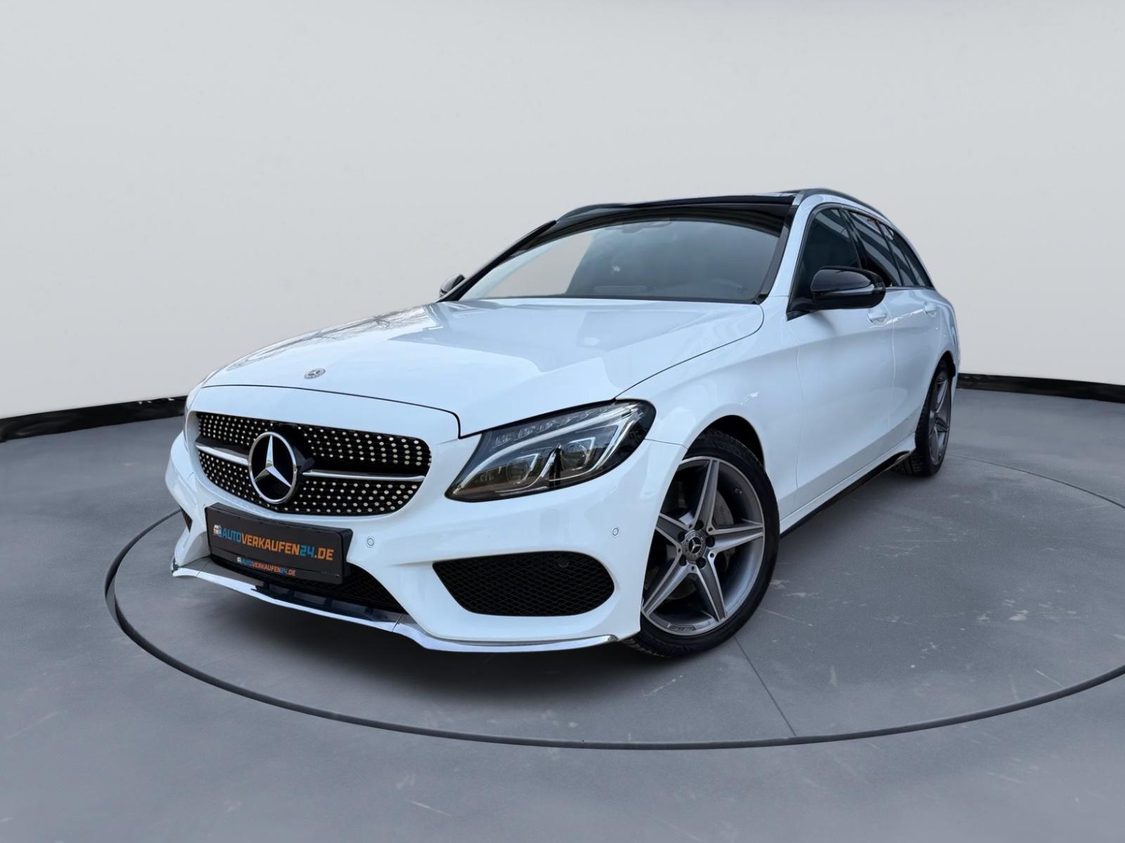 Mercedes-Benz C 400 T. 4M. AMG LUFT. BURM. LEDER AHK PANO HUD