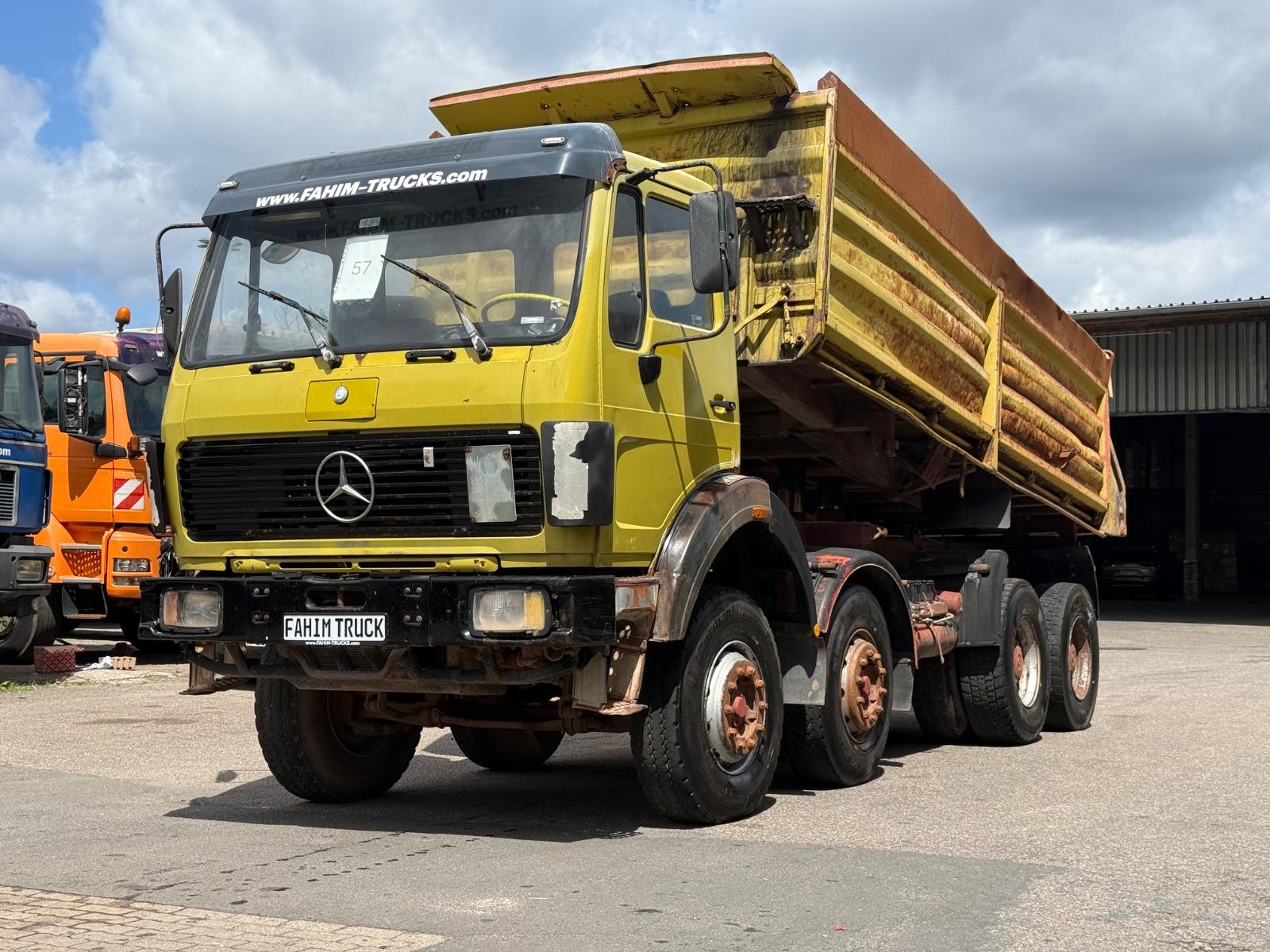 Mercedes-Benz 3535 SK Kipper, Manuel, 8x4, Blatt-Blatt, 8 Zyli