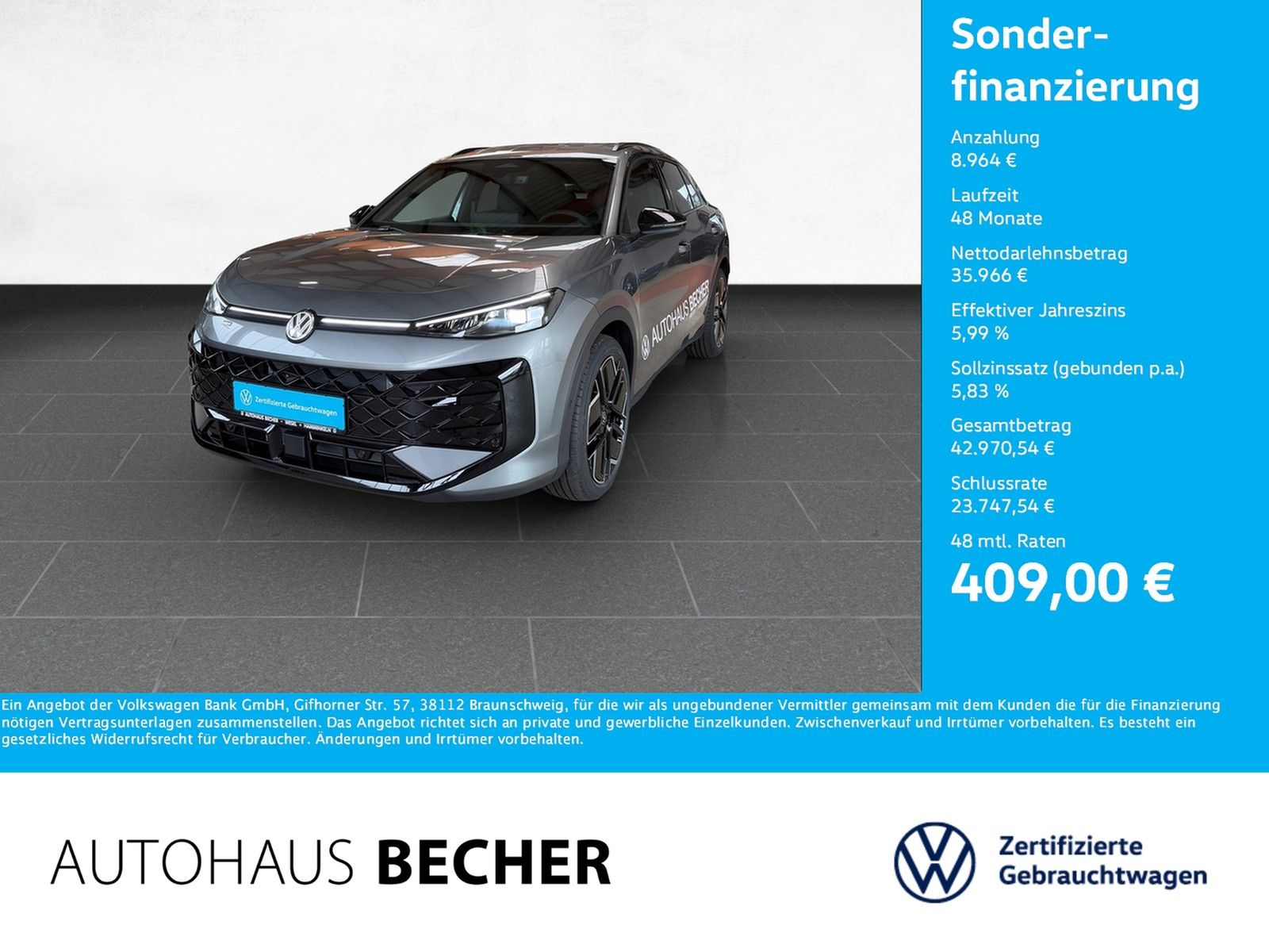Volkswagen T-Roc R Line 1.5 eTSI DSG AHK Matrix Navi HuD foto 1