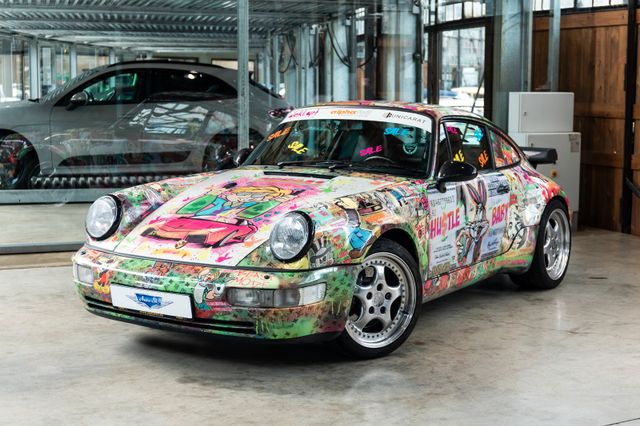 Porsche 964  Turbo Pop-Art  Künstlers Deklart foliert.