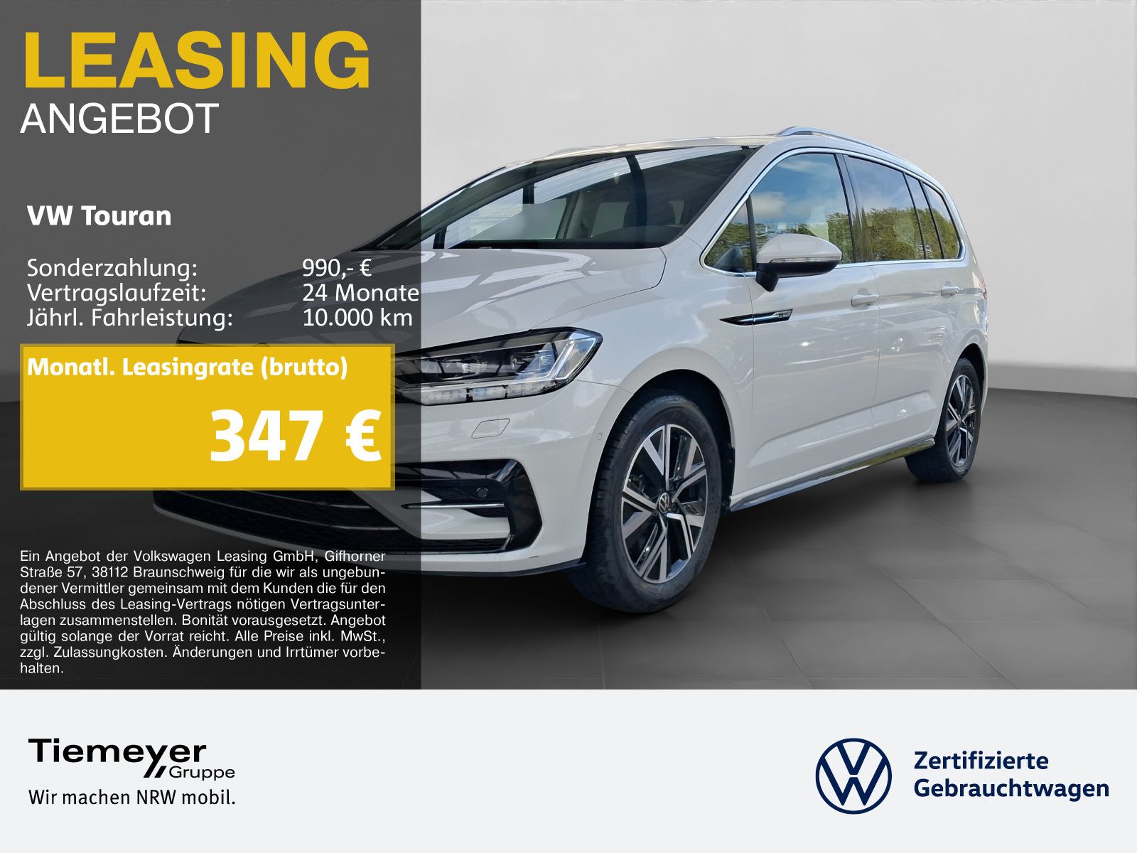 Volkswagen Touran 1.5 TSI DSG R-LINE PANO DYNAUDIO ASSIST D foto 1