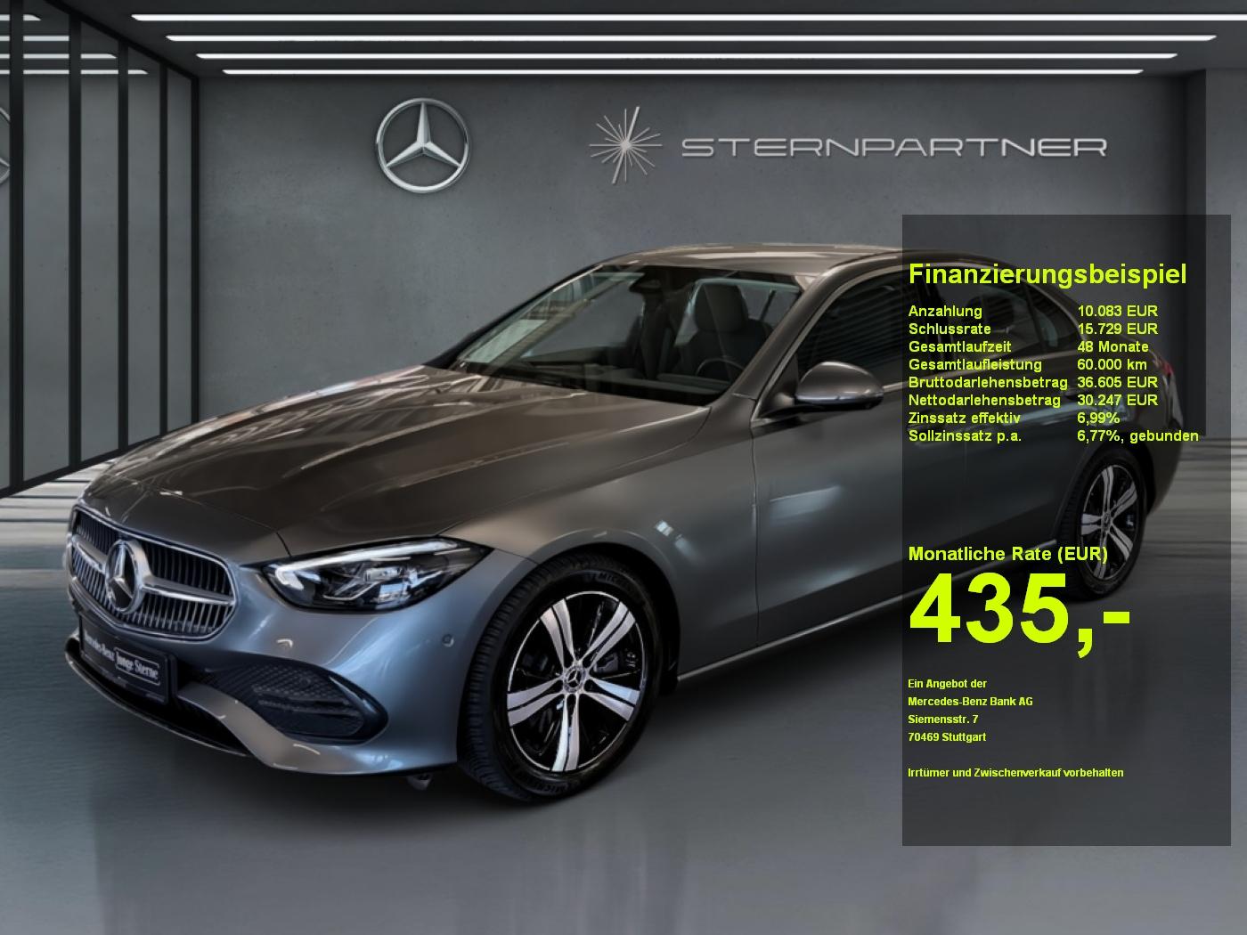 Mercedes-Benz C 200 d Avantgarde+MBUX+Ambiente+CarPlay+KAMERA
