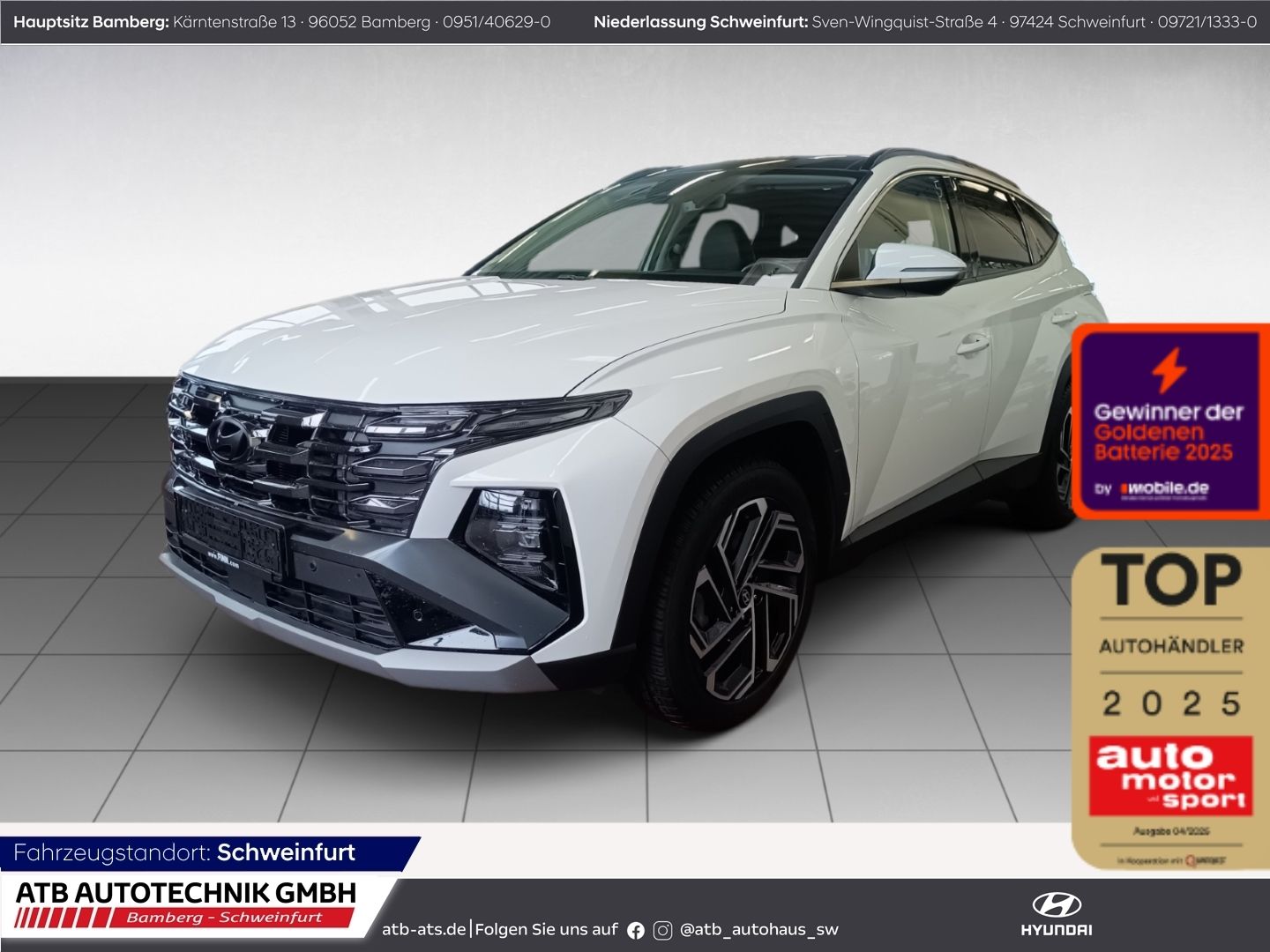 Fahrzeugabbildung Hyundai Tucson Prime 1.6 T-GDi PHEV 4WD El. Panodach Nav