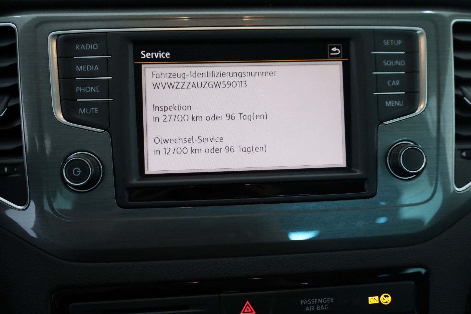 Fahrzeugabbildung Volkswagen Golf Sportsvan VII Allstar Automatik,SH,AHK