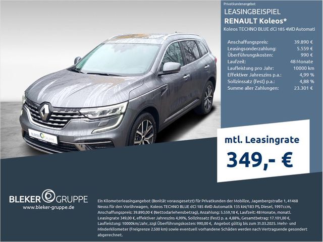 Renault Koleos TECHNO BLUE dCi 185 4WD Automatik