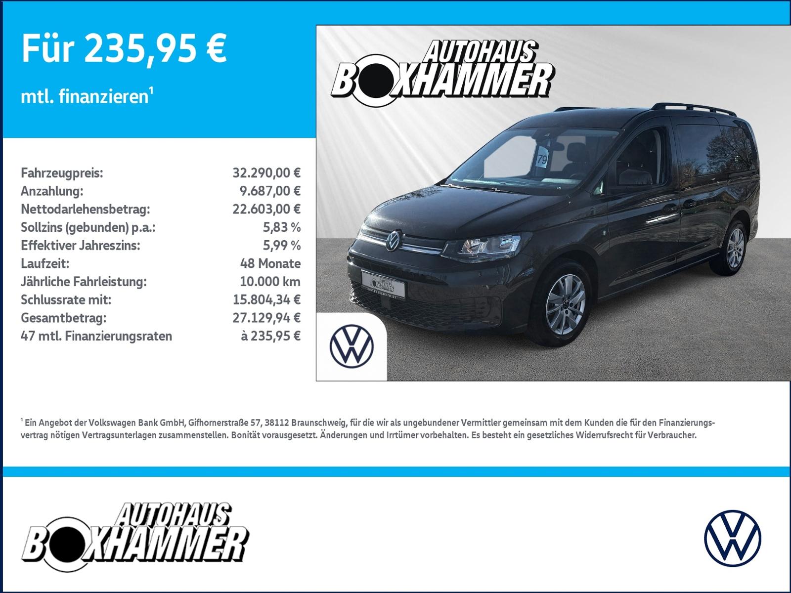 Volkswagen Caddy Maxi 1,5 TSI Life NAVI+KLIMA+SHZ+7.SITZER