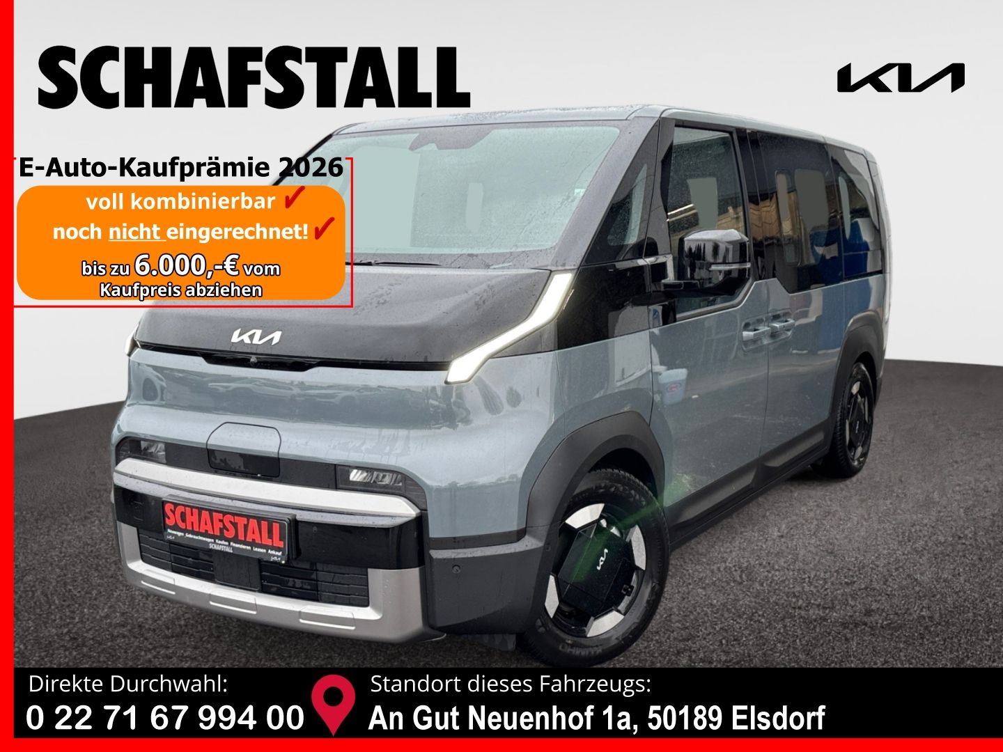 Kia PV5 ELITE 71.2 WP AW Privat November verfügbar
