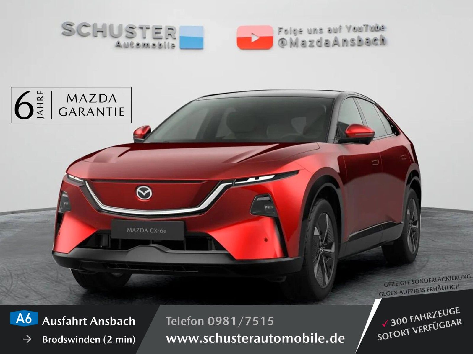 Mazda CX-6e Takumi LED/PANO/360°-KAMERA/LEDER/Head-Up imagem 2