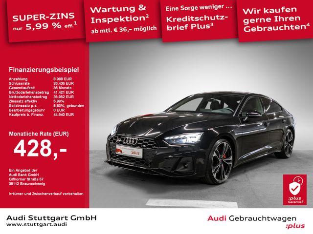 Audi S5 Sportback 3.0 TDI qu AHK Laser Pano HUD B&O