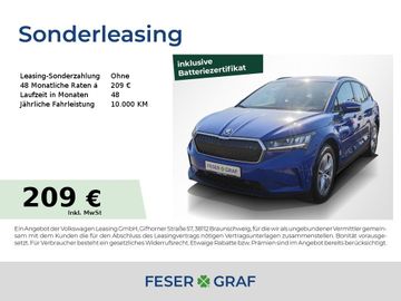 Skoda Leasingangebot: Skoda Enyaq iV 50 Loft Alu 19" GRA LED Navi PDC RüKa