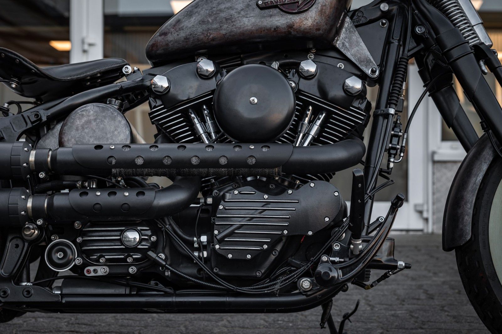 Fahrzeugabbildung Harley-Davidson Softail FAT BOY FLSTF - CUSTOM UMBAU - VERGASER