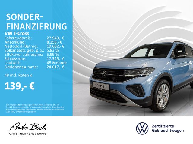 Volkswagen T-Cross 1.0 TSI DSG GOAL, Navi, LED, Rückfahrkam