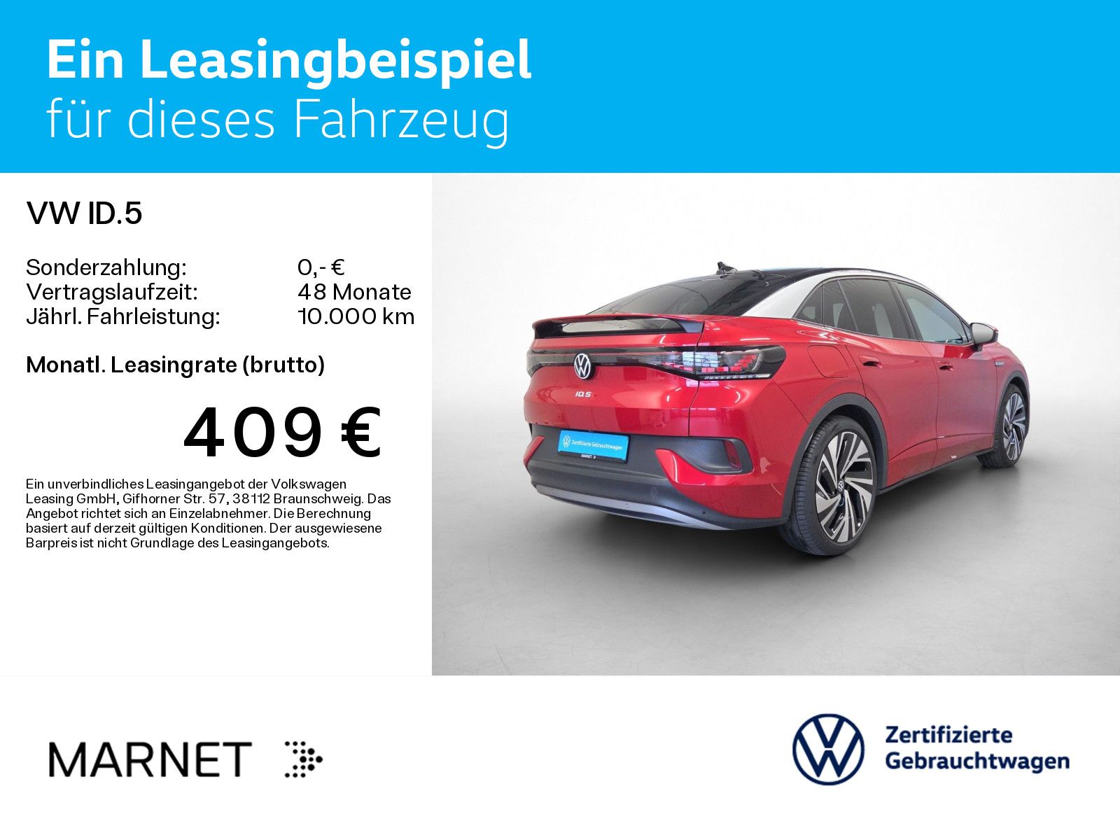 Volkswagen ID.5 Pro Performance Navi*Wärmep.*AHK*IQ-Light*E imagem 3
