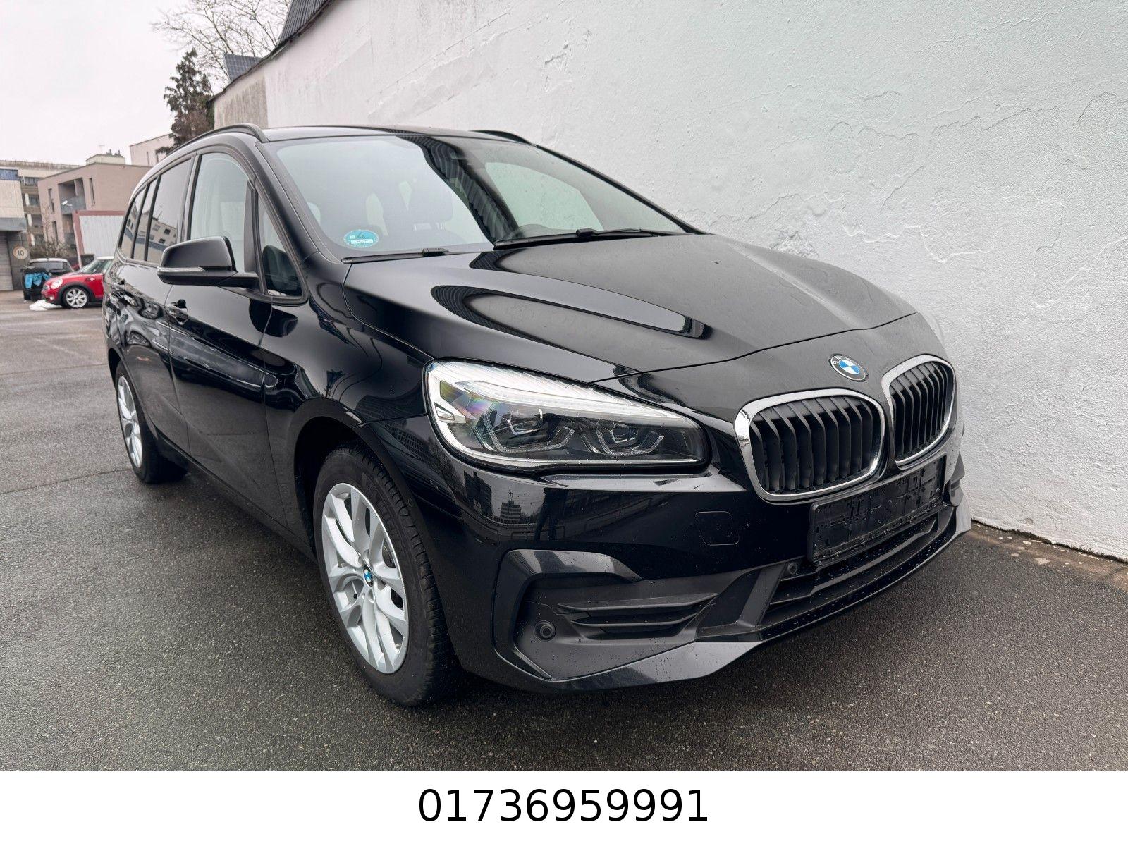 BMW 218 Gran Tourer/LED/AHK/KLIMAAU/NAVI/KAM/7 SITZE