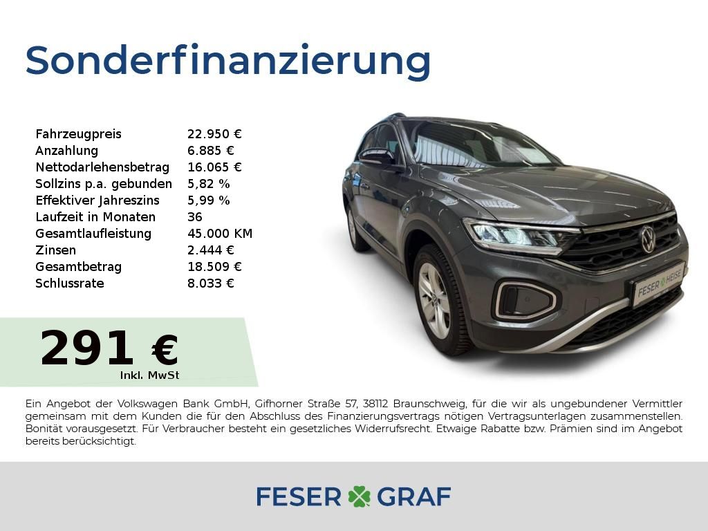 Volkswagen T-Roc T-ROC/GOAL/PLUS-PAKET/WR/REAR VIEW