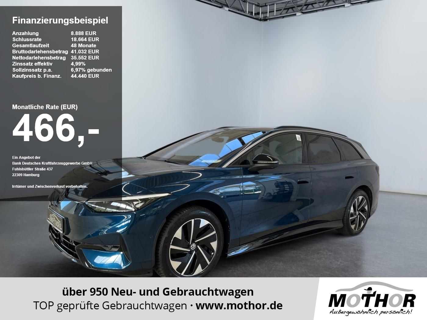 Volkswagen ID.7 Tourer Pro 77kWh Standklima AHK Wärmepumpe