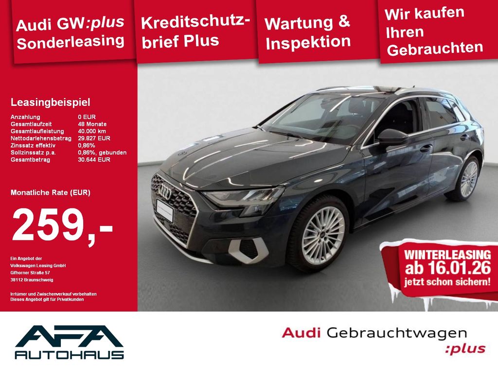 A3 Sportback 35 TFSI Adv. S tr. AHK*Smart.Int*GR
