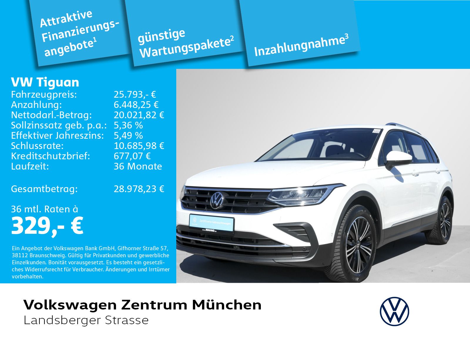 Volkswagen Tiguan Active 2.0 TDI LED Navi AHK ParkAssist Re imagem 2