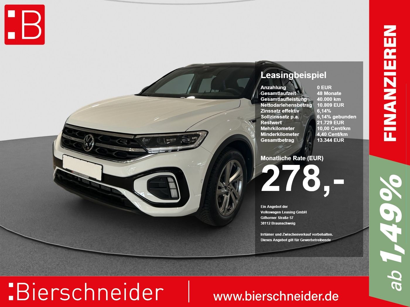 Volkswagen T-Roc 1.5 TSI DSG R-Line AHK KAMERA ACC LED NAVI