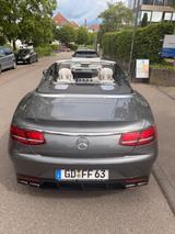 Mercedes-Benz S 63 AMG Mercedes-AMG S 63 4MATIC+ Cabrio - silberne Mercedes-Benz S 63 AMG