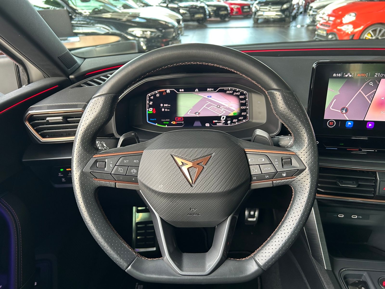 Fahrzeugabbildung CUPRA Leon Sportstourer VZ e-Hybrid NAV RFK SHZ 19"