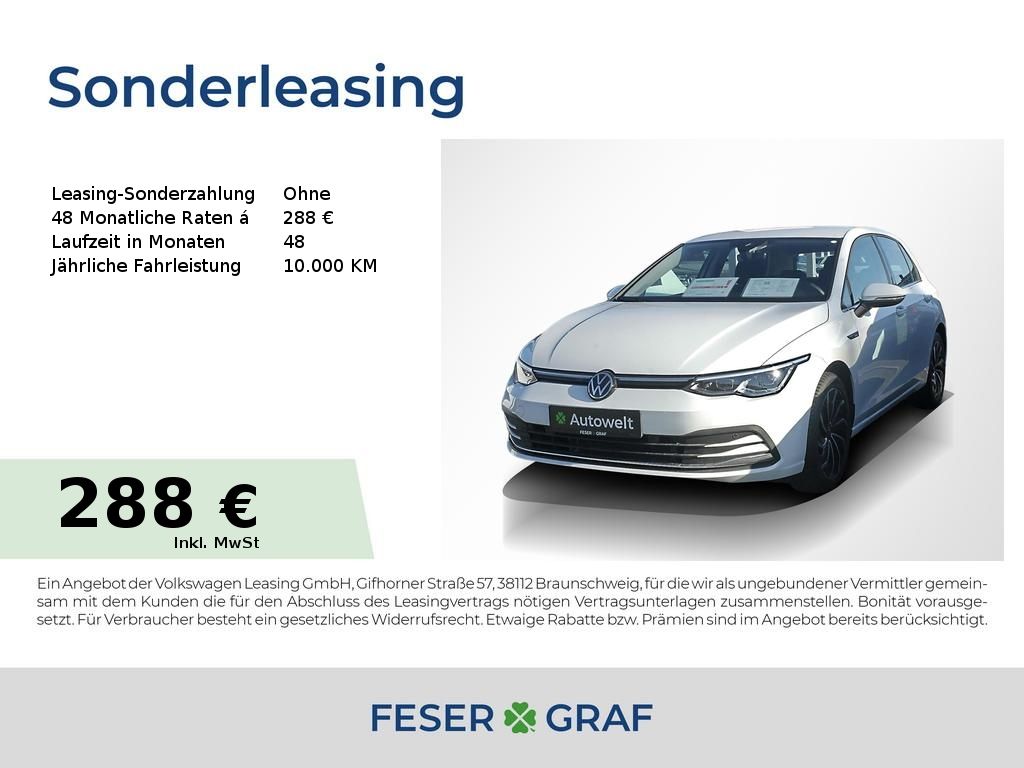 Volkswagen Golf 8 Style 1.5 TSI APP ACC ErgoSitz LED SiHz