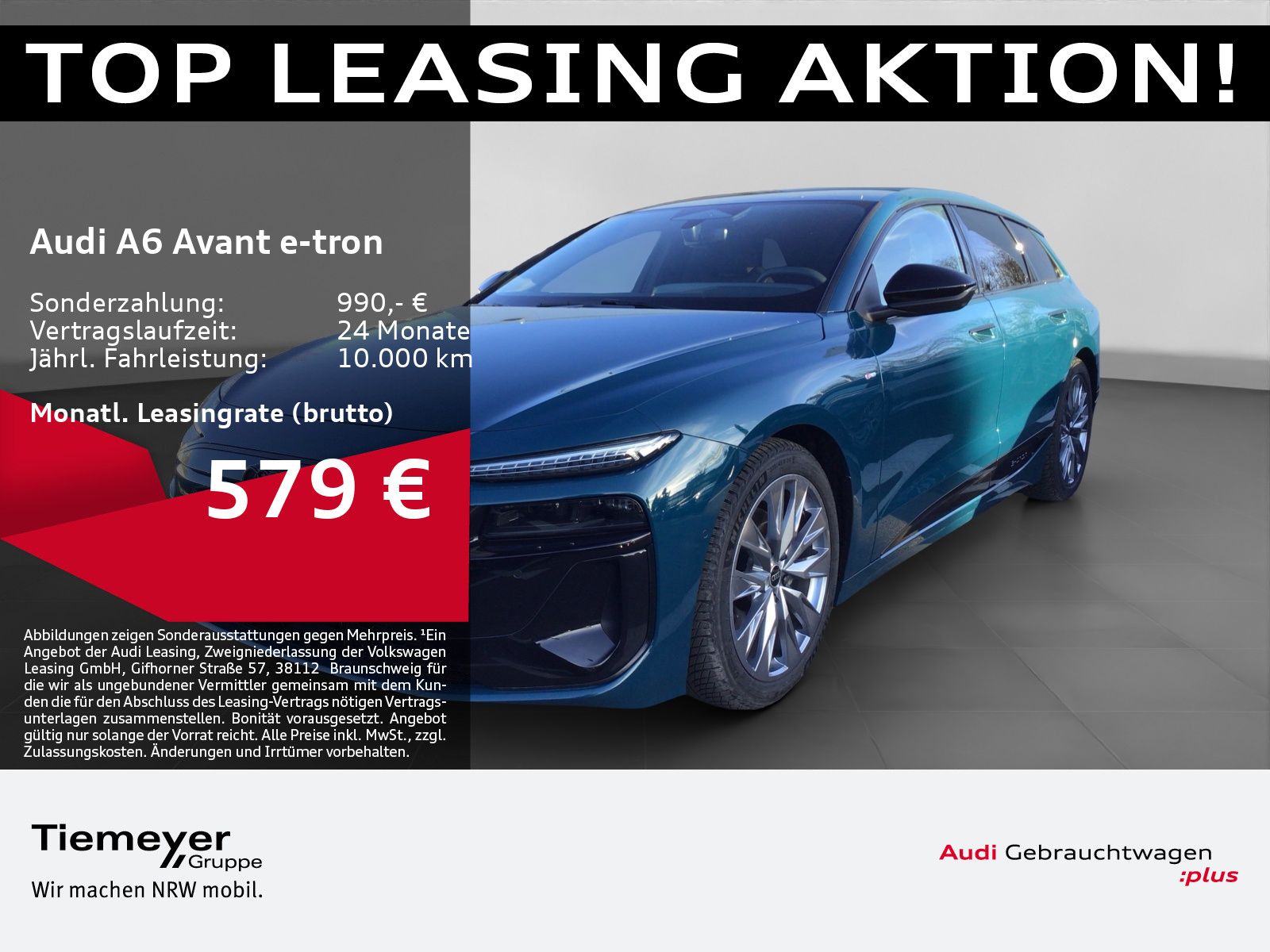 Audi A6 Avant e-tron 2x S LINE LEDER LM21 LUFT B&O