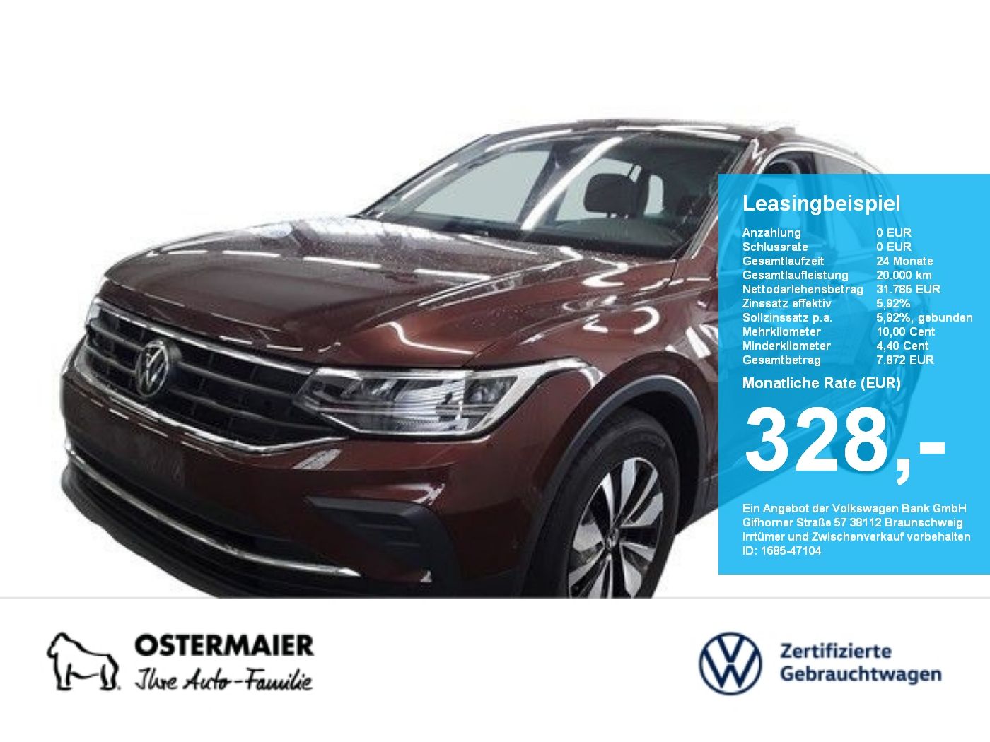 Volkswagen Tiguan MOVE 2.0TDI 150PS ACC.5J-G.AHK.KAMERA.NAV