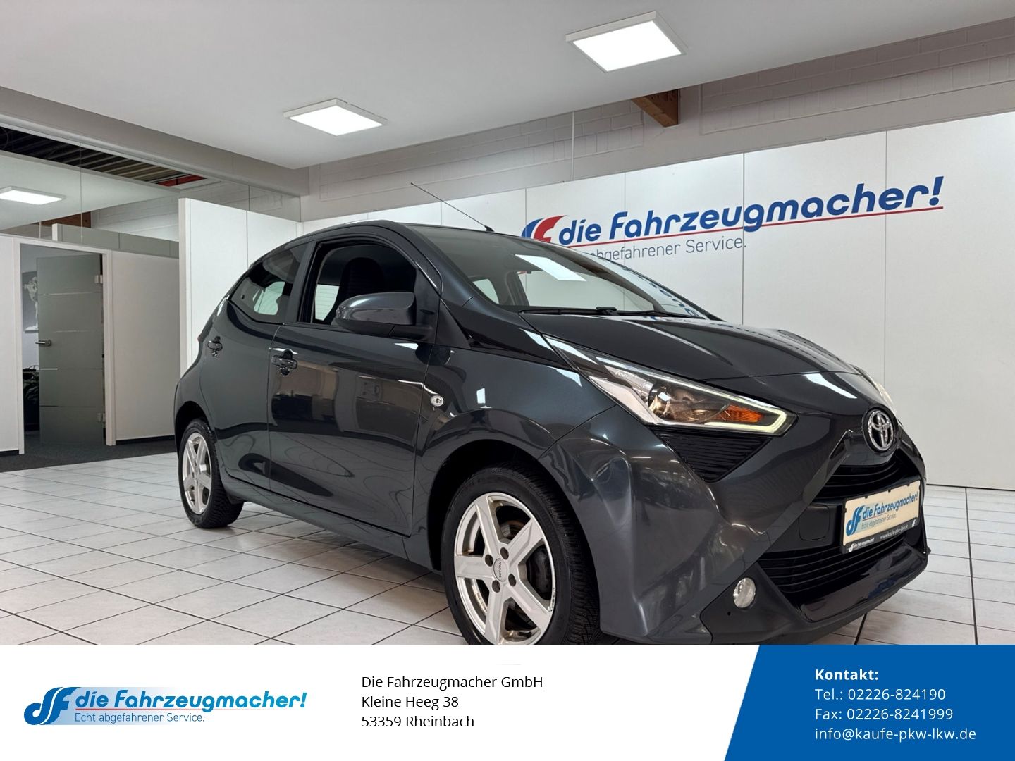 Fahrzeugabbildung Toyota Aygo X-Play Connect ACC Apple CarPlay Android Au