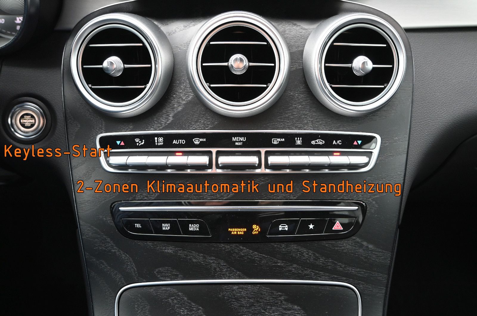 Fahrzeugabbildung Mercedes-Benz GLC 300 d 4M. Coupé NIGHT °ACC°AHK°360°STANDHEIZ