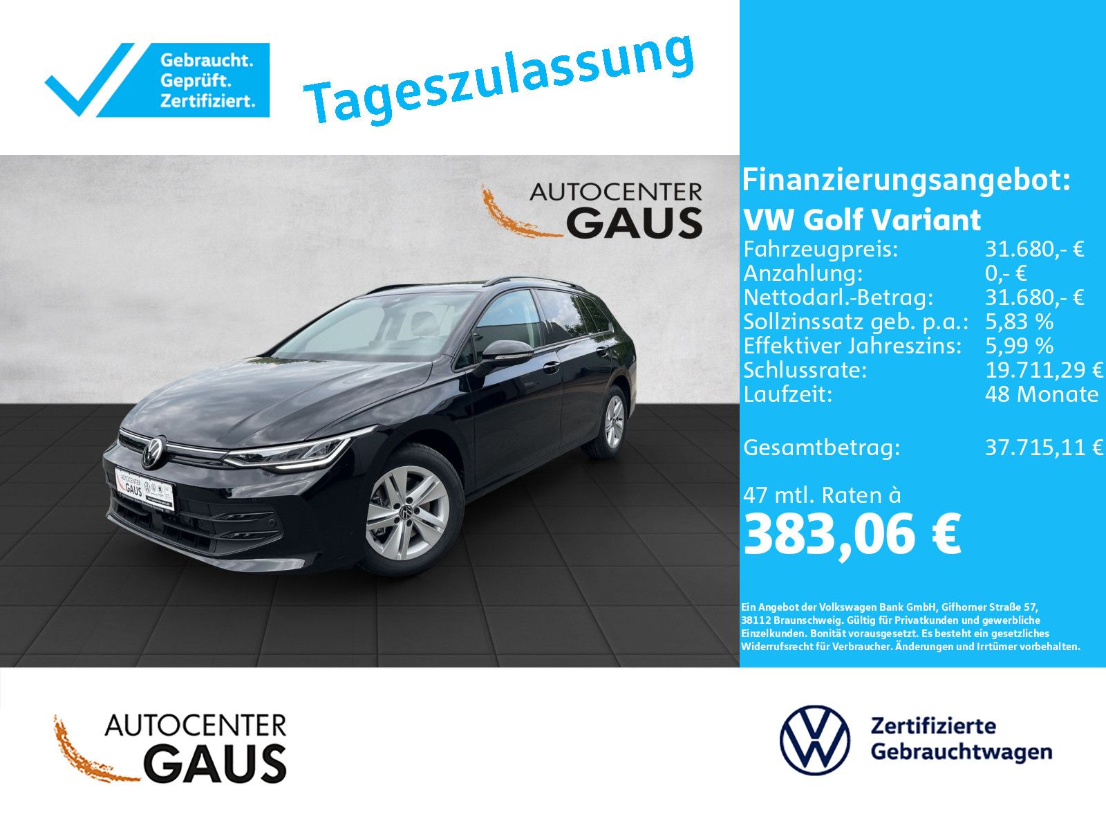 Volkswagen Golf VIII Variant Life 2.0 TDI DSG Navi ACC LED foto 2