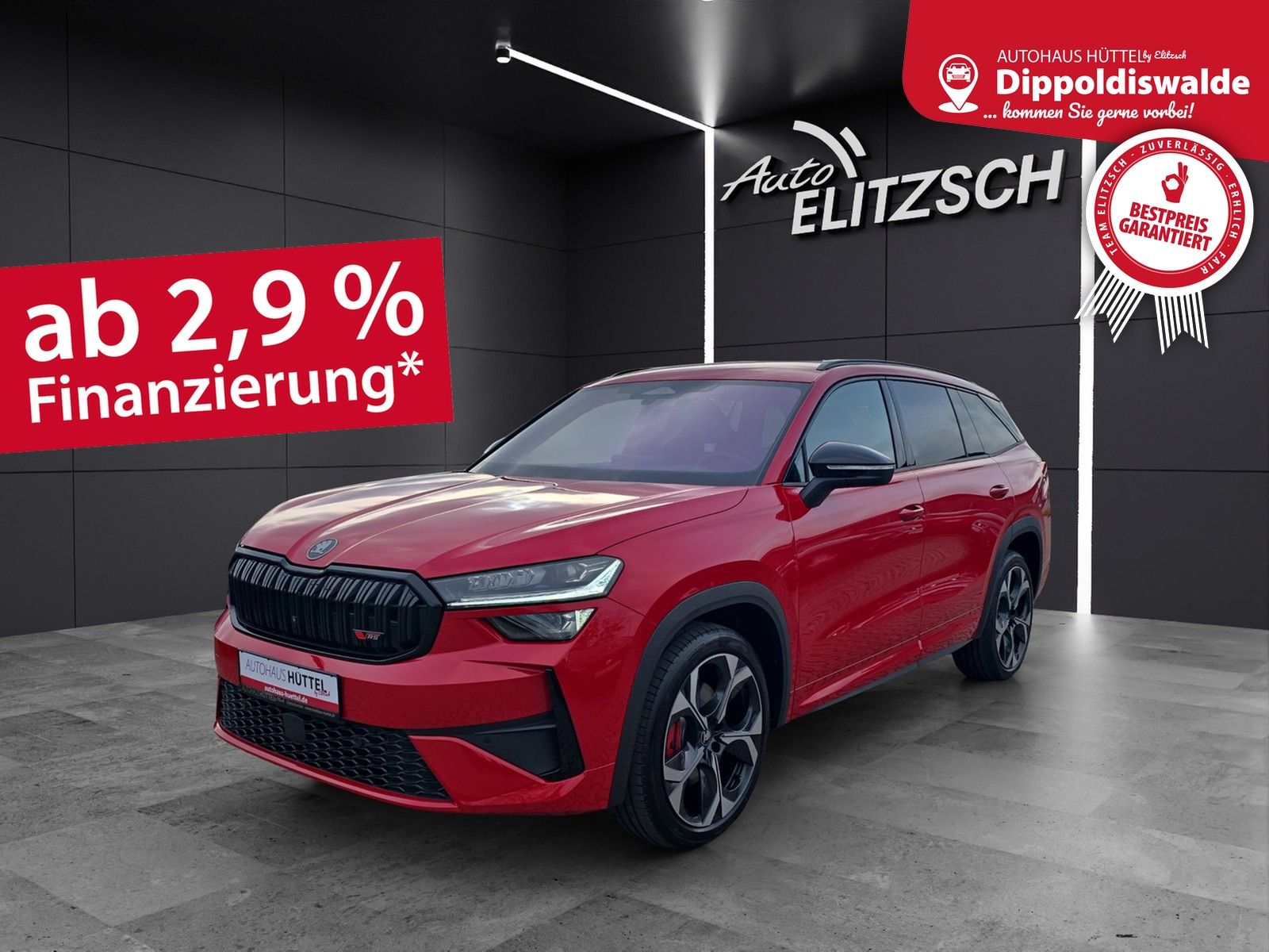 Fahrzeugabbildung SKODA Kodiaq RS 2.0TSI 4x4 5J. Garantie AHZV HUD MATRI