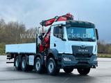 MAN TGS 35.470 8x4 Pritsche + FASSI F345RB Kran,JIB - MAN Kipper 6x4