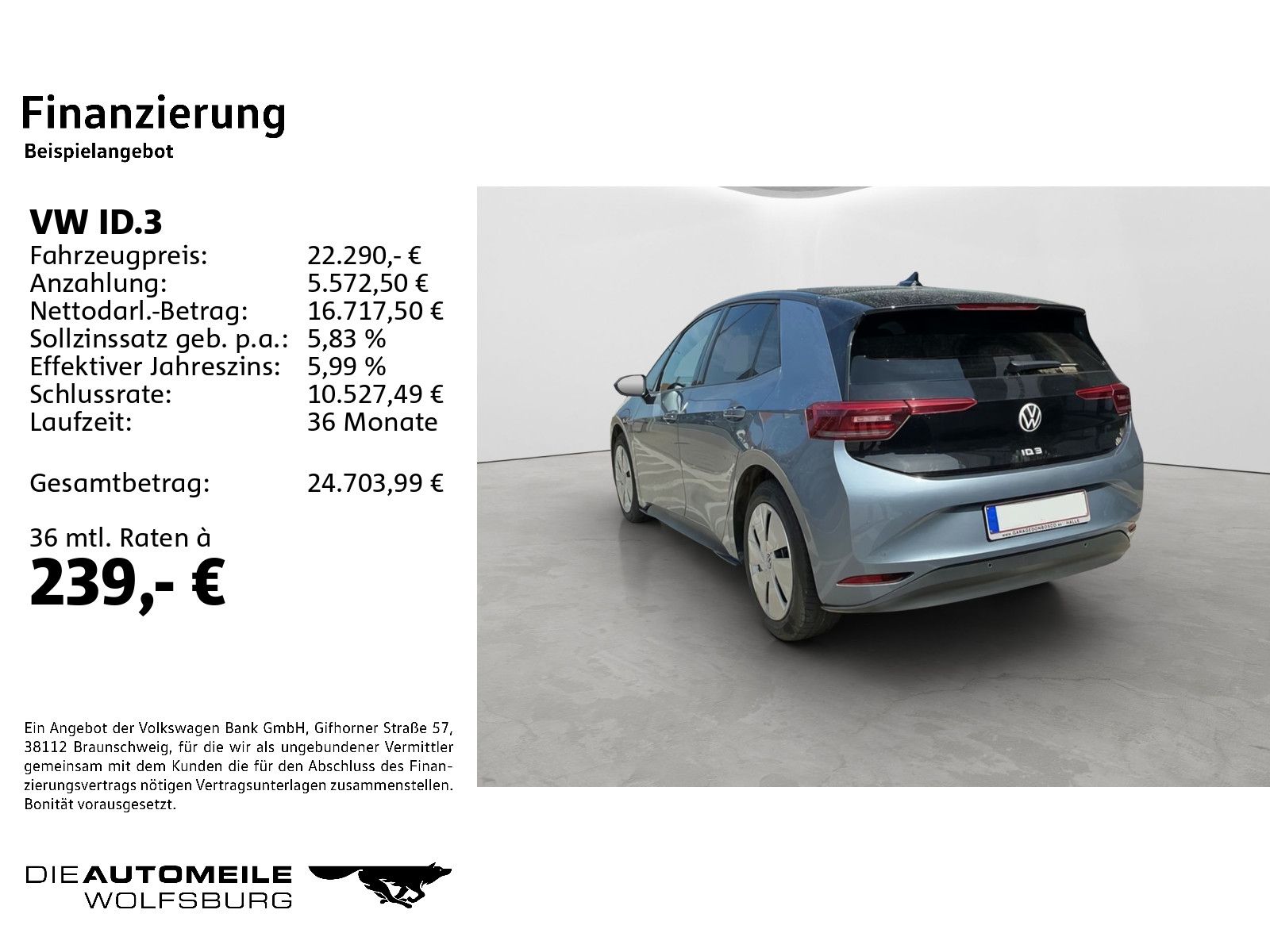 Volkswagen ID.3 Pro Performance NAVI/KESSY/MATRIX/KAM imagem 2