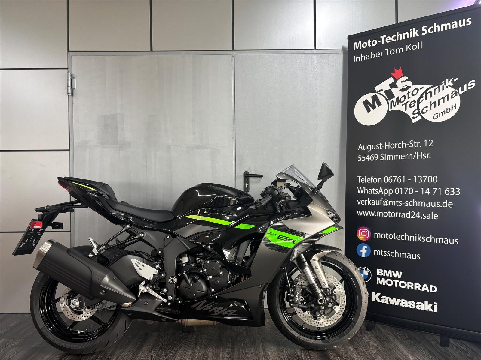 Kawasaki Ninja ZX-6R Neues Modelljahr, sofort verfügbar!