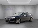 Audi A4 3.0 TDI S-LINE+/Q/VC/MATRIX/B&O/ACC/2.HAND - mit Diesel-Antrieb: Blau, Teilleder, Panorama-Dach