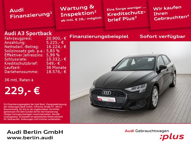 Audi A3 Sportback 35 TFSI S tr. PANO NAVI PDC VIRTC