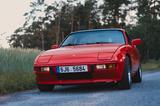 Porsche 924 - TOP Zustand, video - rote Porsche 924