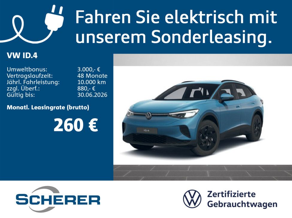 Volkswagen ID.4 Pure "3 Td€ Umeweltprämie berücksichtigt"