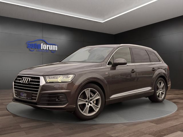 AUDI Q7 3.0 TDI qu 7-SITZER°S-LINE°ACC°NACHTSICHT°HUD