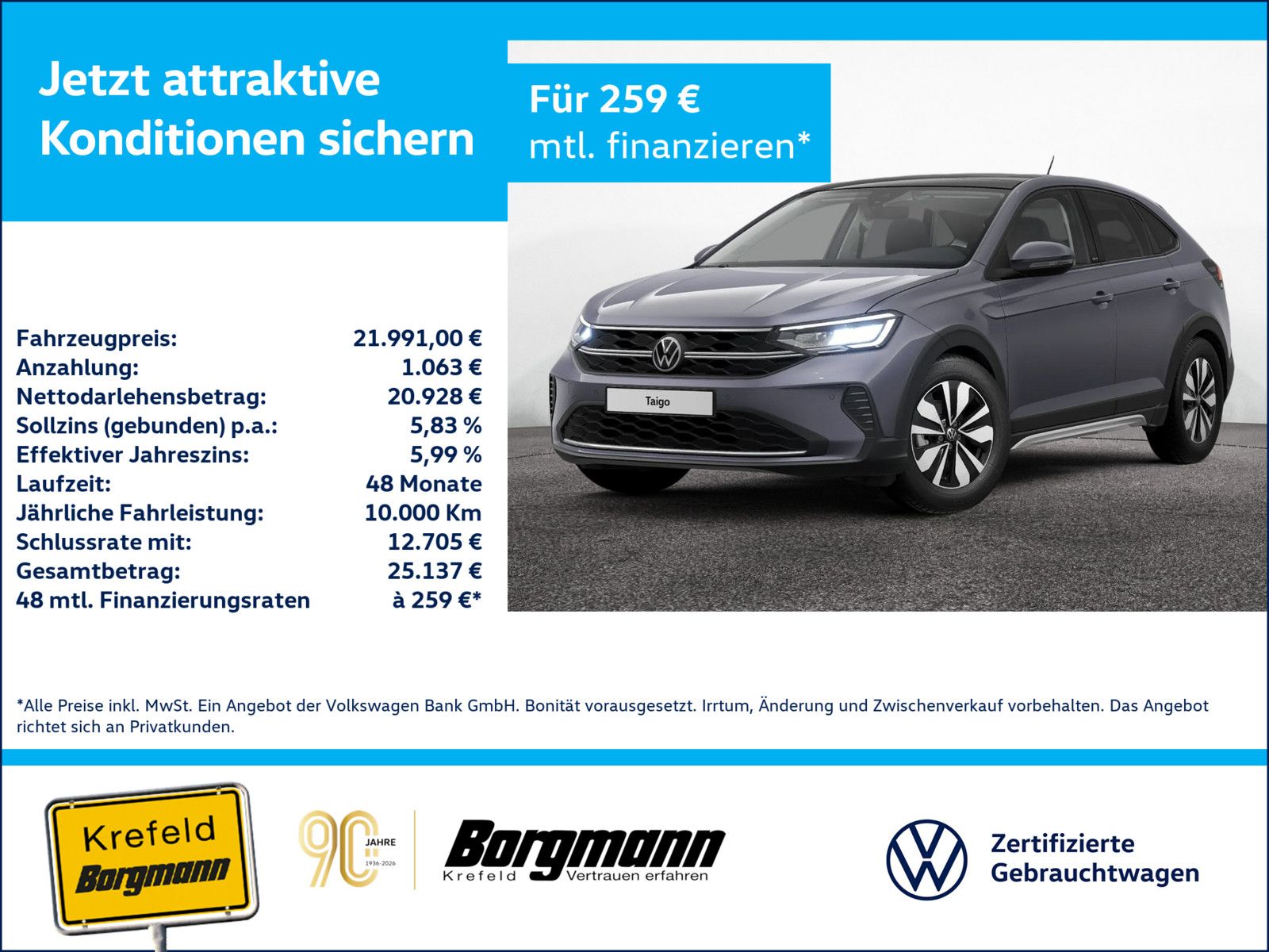 Volkswagen Taigo 1.0 TSI Move PANO LED NAVI SHZ PDC KLIMA foto 1
