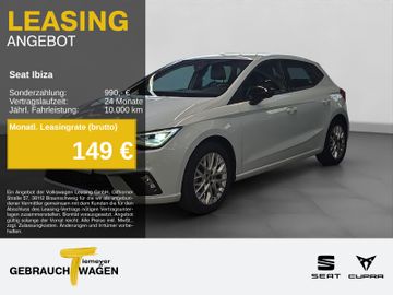 Seat Leasingangebot: Seat Ibiza 1.5 TSI DSG FR NAVI LED KAMERA ACC